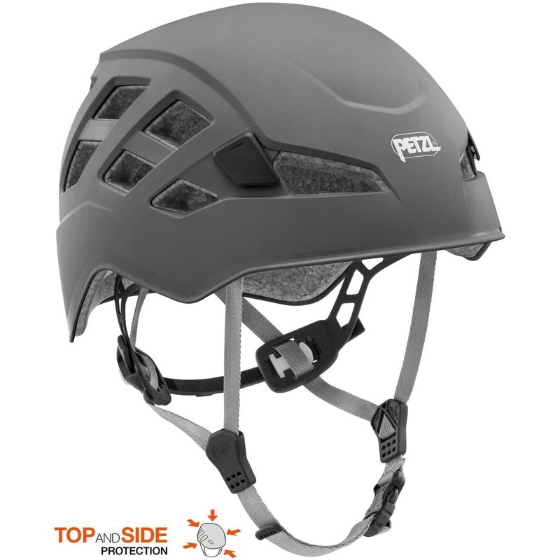 Petzl BOREO Men's Helmet - Durable Rock Climbing Helmet with Enhanced Head Protection - Grey - M/L - Image 2